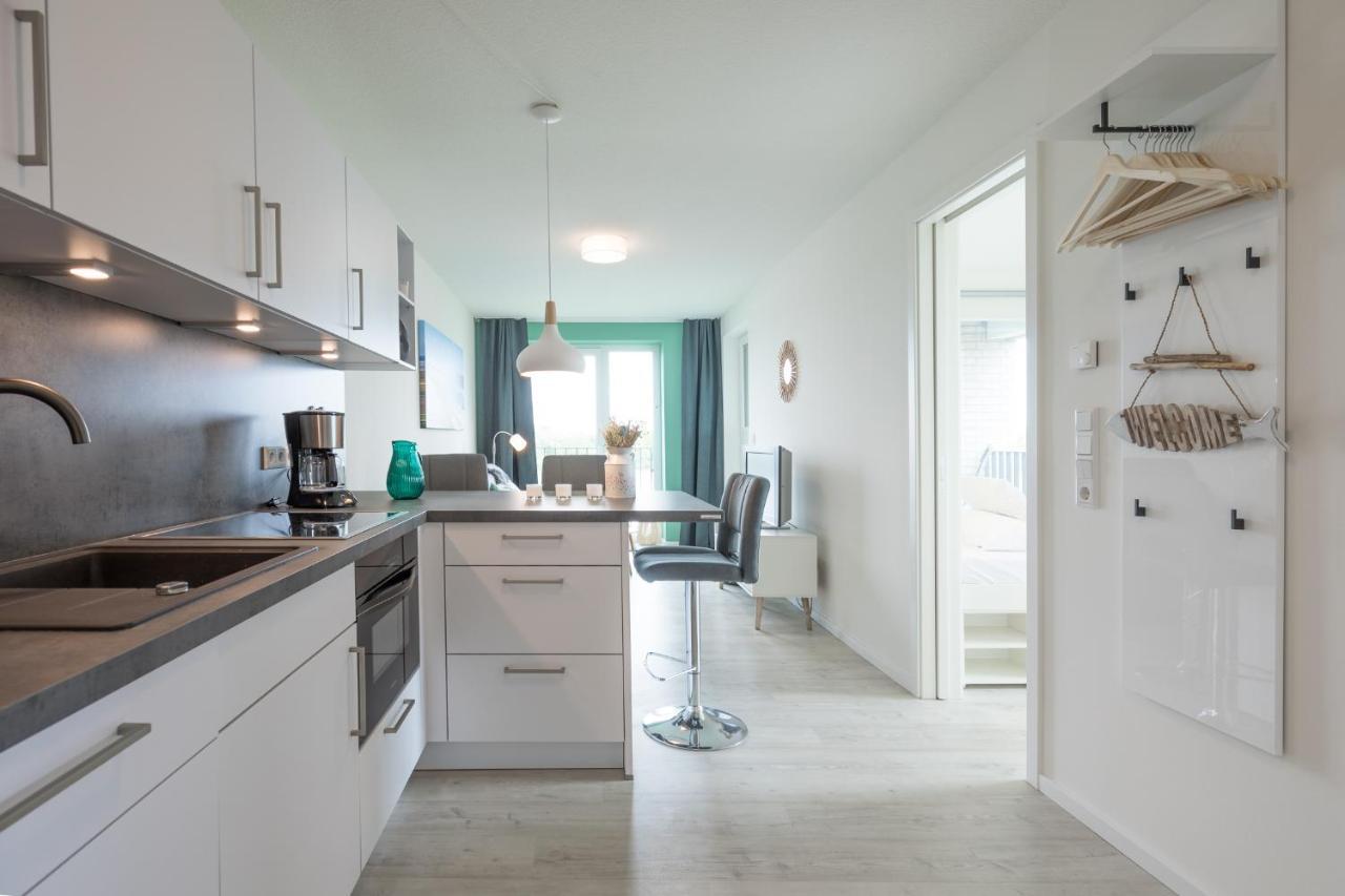 Ferienwohnung Ankerplatz No 7 Mit Blick Auf Den See Nordstrand Exterior photo